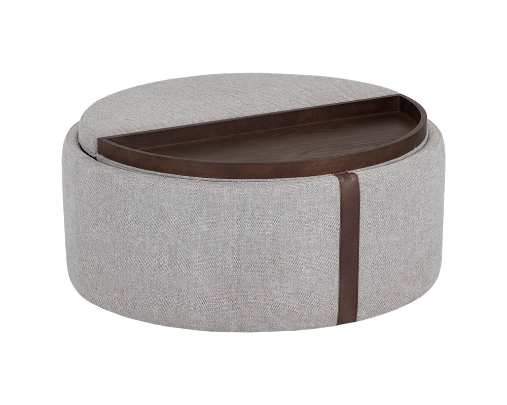 Borelli Wheeled Storage Ottoman