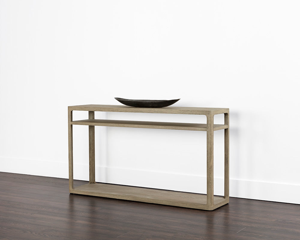 Doncaster Console Table - Smoke Grey