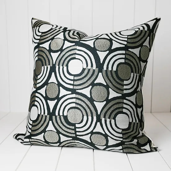 B.i. Pillow GEO CIRCLES | STONE