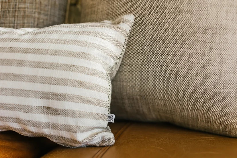 B.i. Pillow SIMPLE STRIPE | NATURAL