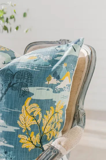 B.i. Pillow ASIAN GARDEN | INDIGO